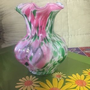 Fenton Murrhina Vase
